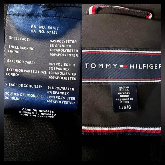 Tommy Hilfiger Black Hooded Jacket - Picture 6 of 6